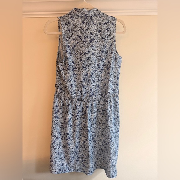 Tuckernuck Royal Shirt Dress Blue Hydrangea XS - Picture 5 of 7